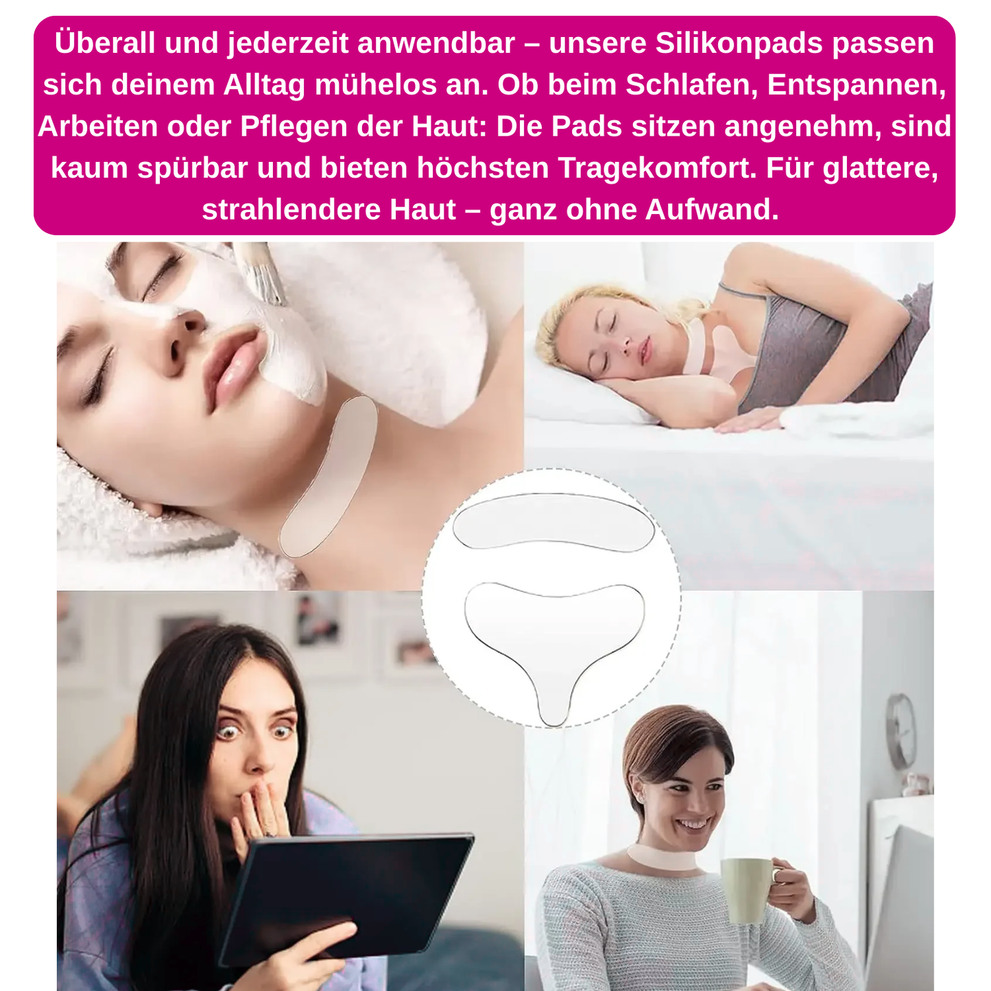 Natural Glow Lift Pads: Dekollté- und Halspads